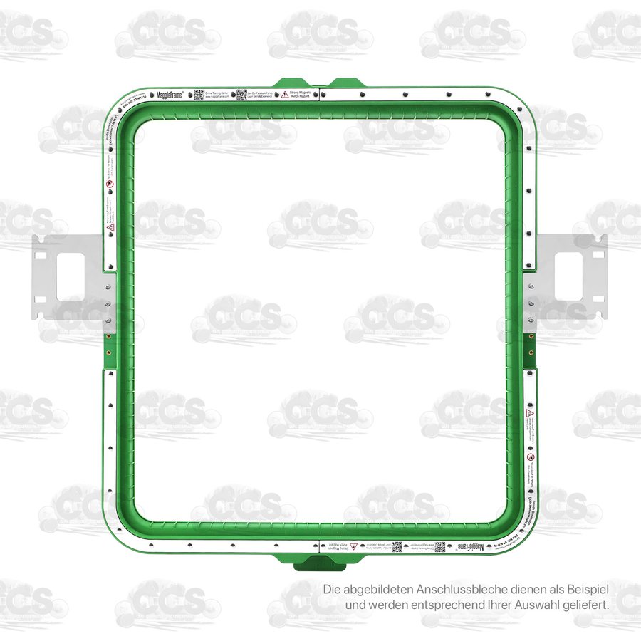 Grüner Maggie Hoop Magnetrahmen ST-M1716 mit Anschlussarmen, Innenmaß 39,4 × 43,2 cm