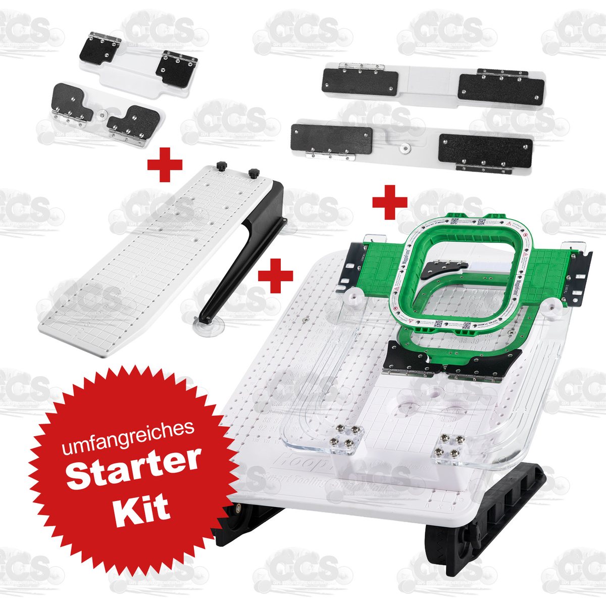 Maggie Hoop Talent Starter-Kit mit Grundstation, Aufnahme und grünem Magnetrahmen